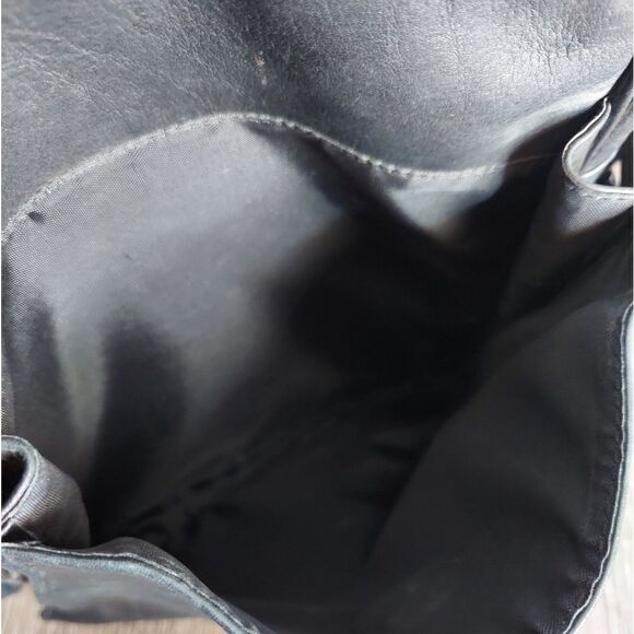Vintage Tignanello Black Leather Backpack